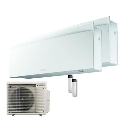Daikin Emura Multisplit Klimaanlage 2 × Wandgerät + Außeneinheit – 2 Innengeräte – 2.0 kW + 2.0 kW + Außeneinheit 4.0 kW / We
