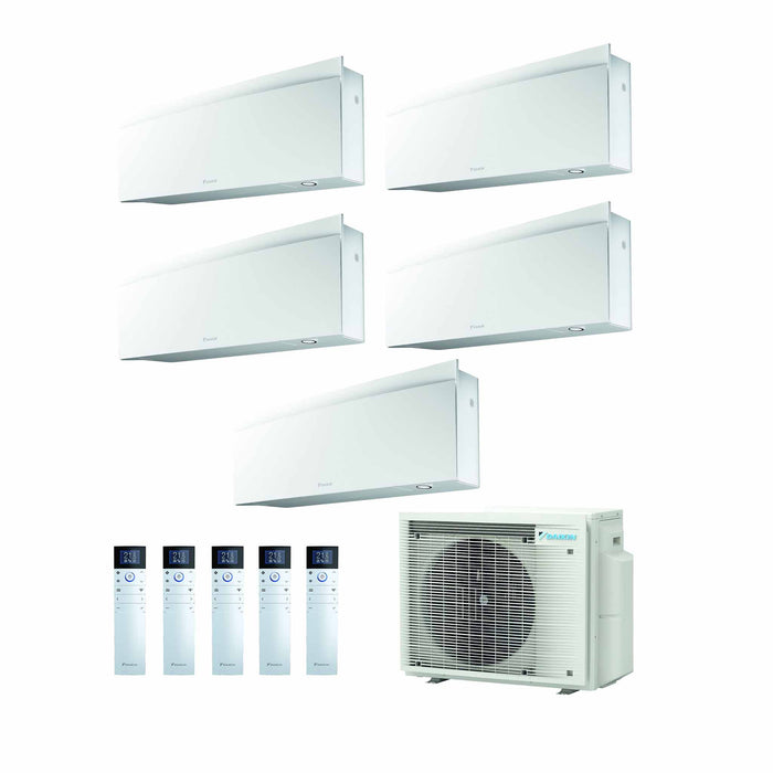 Daikin Emura Multisplit Klimaanlage 5 × Wandgerät + Außeneinheit – 5 Innengeräte
