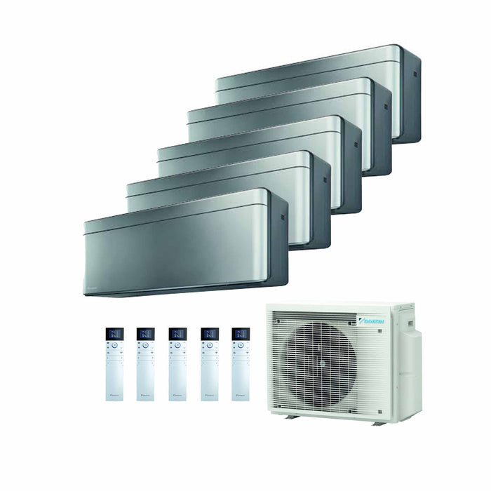 Daikin Stylish Multisplit Klimaanlage 5 × Wandgerät + Außeneinheit – 5 Innengeräte
