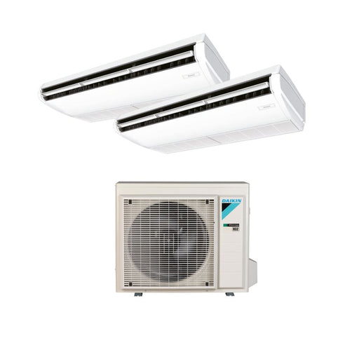 Daikin - Deckenunterbaugerät (FHA‑A9) Multisplit Klimaanlage 2 × Deckenunterbaugerät + Außeneinheit – 2 Innengeräte
