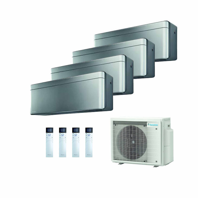 Daikin Stylish Multisplit Klimaanlage 4 × Wandgerät + Außeneinheit – 4 Innengeräte