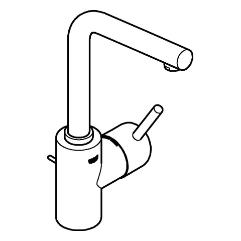 Grohe - EH-Waschtischbatterie CONCETTO 23739 L-Size L-Auslauf chrom