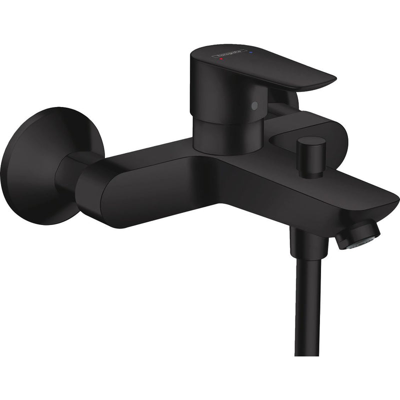 Hansgrohe - Wannenmischer Aufputz TALIS E mattschwarz