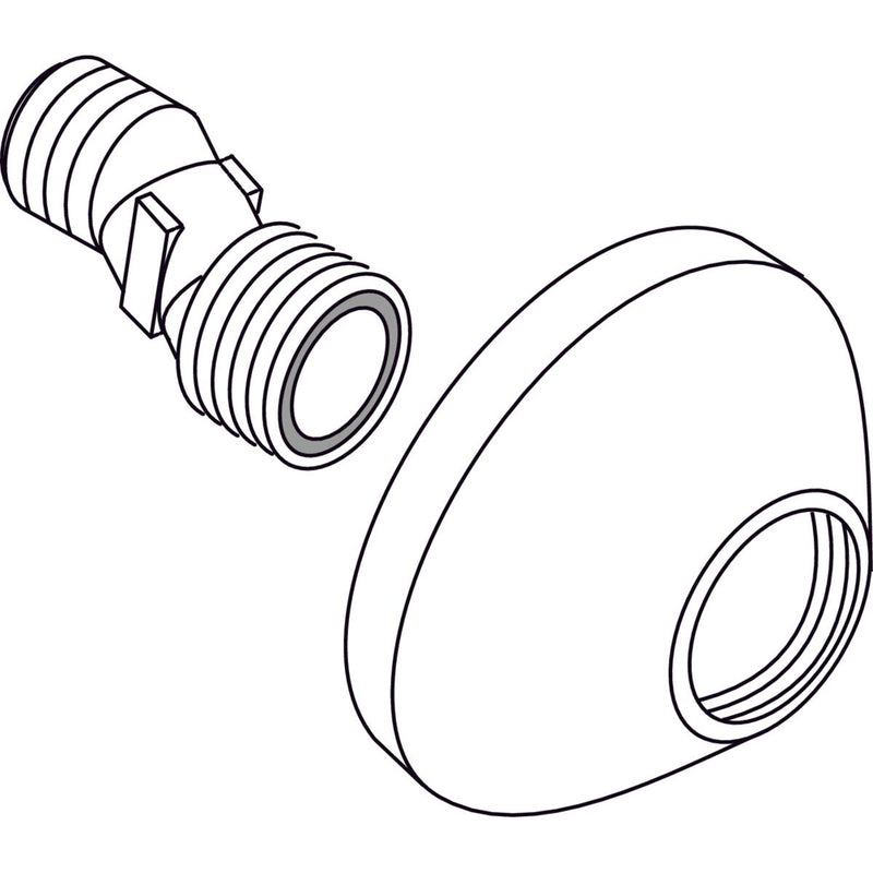 Ideal Standard - S-Anschluss kpl. IDEAL-STANDARD A 960975AA, S-Anschluss kompl.,2 St.,PG9