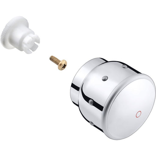 Hansgrohe - Griff für Mondial Warmwasserseite weiss/gold optik