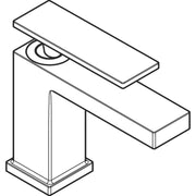Hansgrohe - TECTURIS E Standventil 80 ohne Ablaufgarnitur chrom
