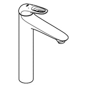 Grohe - EH-Waschtischbatt. EUROSTYLE 23570 XL-Size gl. Körper Hebel off.chr