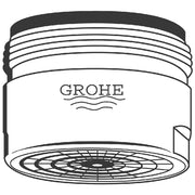 Grohe - Mousseur Durchflußklasse C 13927 30l/min 3 bar AG M28x1 gold