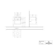 VILLEROY & BOCH - Konsolen-Unterschrank 500mm f AWT38 1 Ausz 1 Aussch mLB C520H1 VT Grey