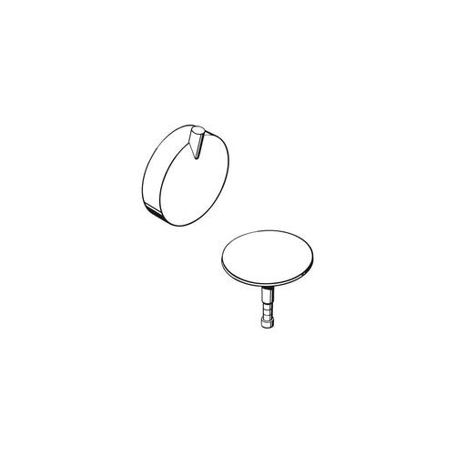 Hansgrohe - Ab-u.Überlaufgarnitur Flexaplus S F-Set (Griff u.Stopfen) chrom