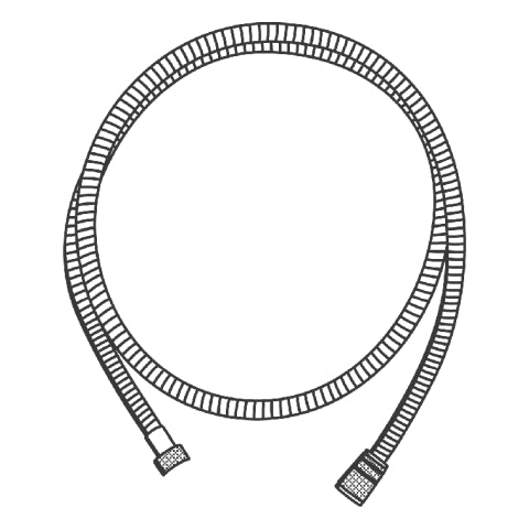 Grohe - Brauseschlauch Rotaflex Long-Life 28025_1 Metall 1750mm TwistStop chrom