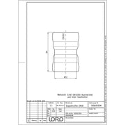Lorowerk - LORO-X-Doppelmuffe 00560.050X DN 50