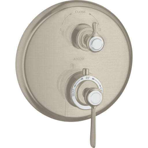 Hansgrohe - Thermostat UP AXOR Montreux F-Set Hebelgriff BN mit Absperr-u.Umstellv