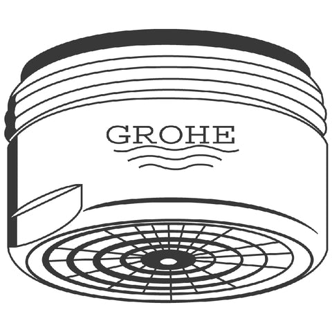 Grohe - Mousseur Durchflußklasse A 13929 15l/min bei 3 bar M24x1 chrom