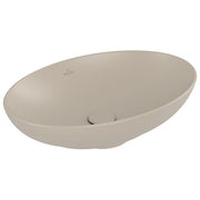 VILLEROY & BOCH - Aufsatzwaschbecken Loop&Friends 560x380mm Oval m. ÜL. Almond CeramicPlus