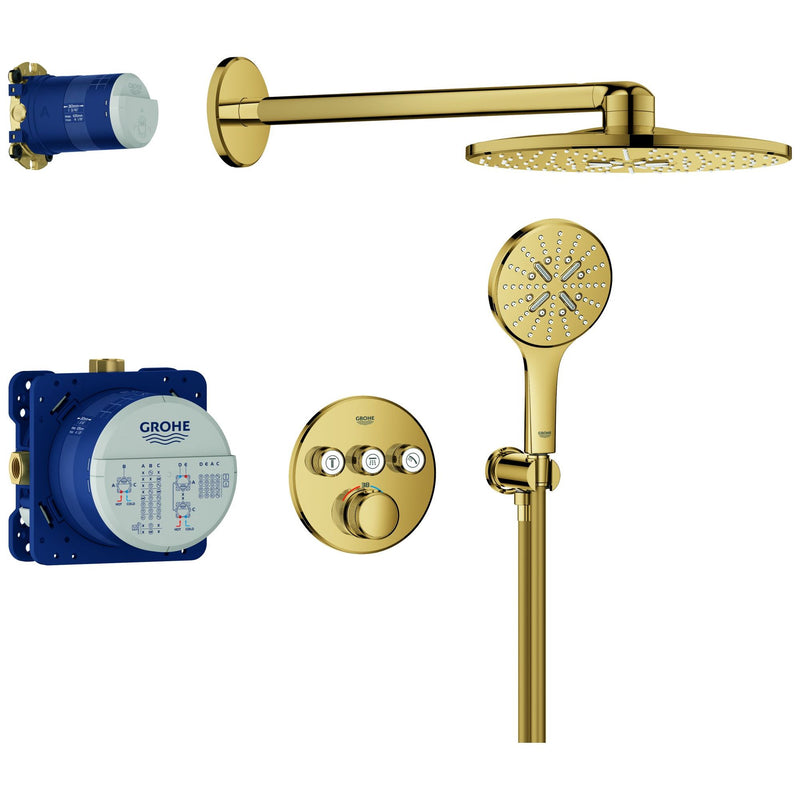 Grohe - UP-D.system Grohtherm SmartControl 34863 THM runde Form 3 ASV cool sunrise