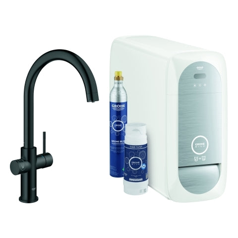 Grohe - Starterkit GROHE Blue Home 31455_1 Bluetooth/WIFI C-Auslauf velvet black
