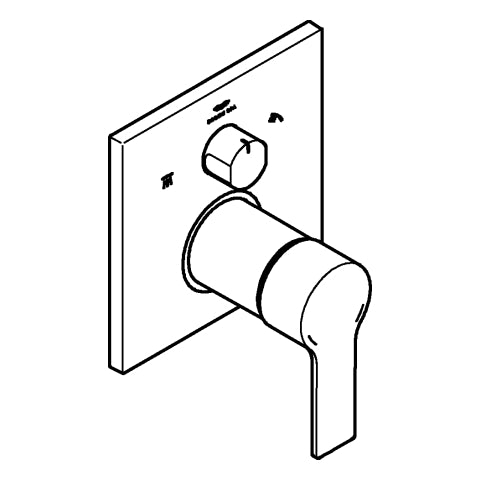 Grohe - Einhandbatterie Allure 29176_1 FMS für Rapido SmartBox warm sunset geb