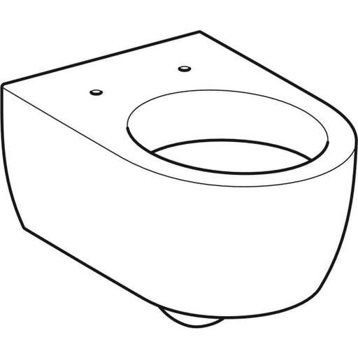 Geberit Vertriebs - iCon Tiefspül-WC, 4,5/6l wandhängend, weiß, KeraTect