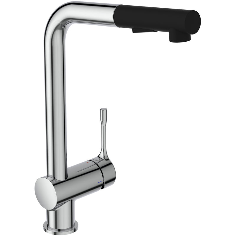 Ideal Standard - Küchenarm. CERALOOK, m.herausz.HB, m.hohem Auslauf, Ausld.225mm, Chrom
