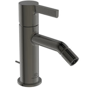 Ideal Standard - Bidetarmatur JOY, m.Ablgarn., Ausld.110mm, Magnetic grey