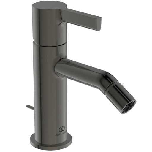 Ideal Standard - Bidetarmatur JOY, m.Ablgarn., Ausld.110mm, Magnetic grey
