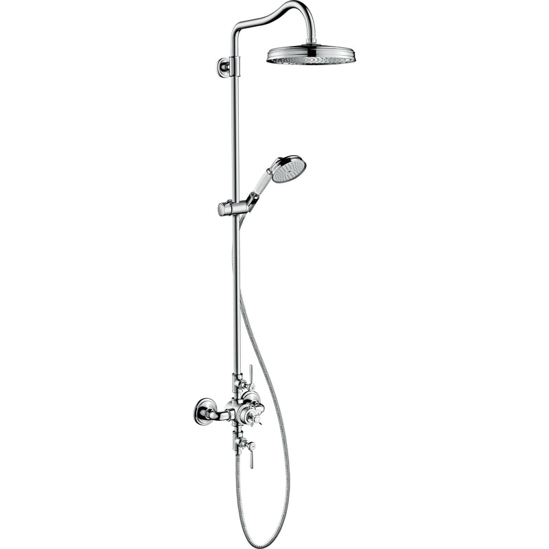 Hansgrohe - Showerpipe AXOR Montreux chrom mit Thermostat und Hebelgriff