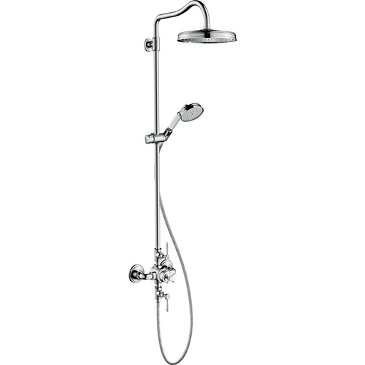 Hansgrohe - Showerpipe AXOR Montreux chrom mit Thermostat und Hebelgriff