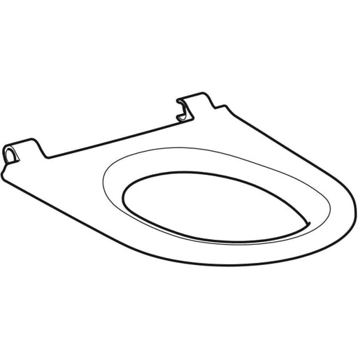 Geberit Vertriebs - WC-Sitzring f. Geberit AquaClean Sela weiß matt