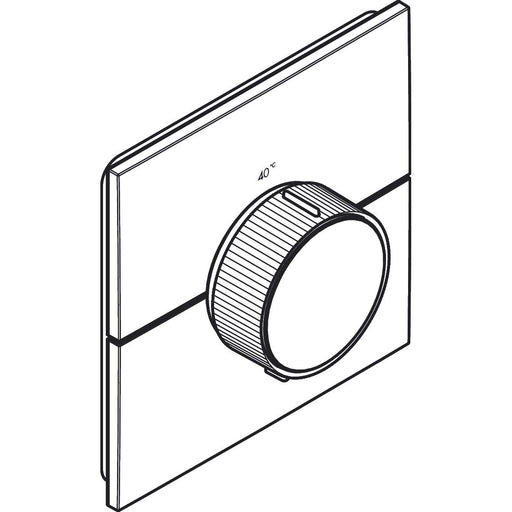 Hansgrohe - Thermostat UP Axor ShowerSelect ID HighFlow square chrom