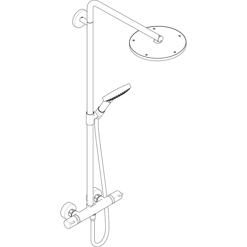 Hansgrohe - Showerpipe RAINDANCE Select S 240 1jet PowderRain BBC