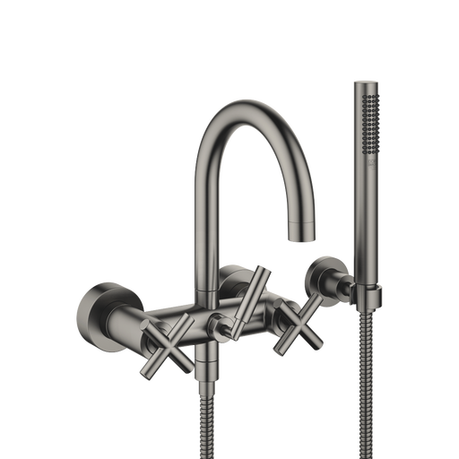 Dornbracht - Wannenbatterie für Wandmontage TARA 25133892 Dark Platinum gebürstet