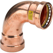 Viega - Bogen 90 Grad PROFIPRESS G XL 2616XL für Gas 64,0mm, I/I Kupfer