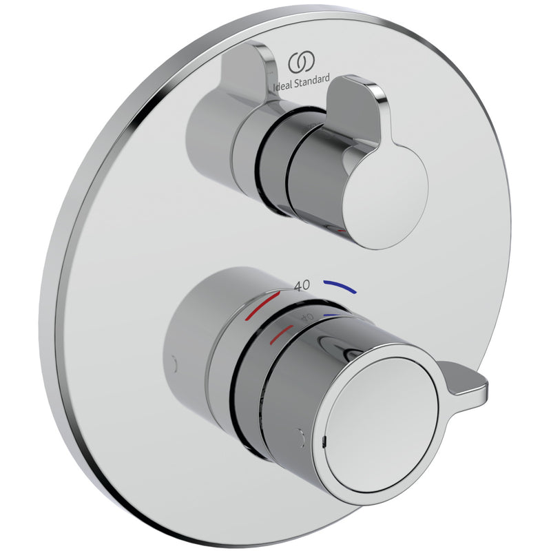 Ideal Standard - IS Brausethermostat UP Ceraplus Safe Rosette d:163mm Chrom