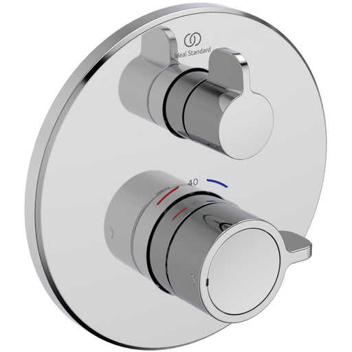 Ideal Standard - IS Brausethermostat UP Ceraplus Safe Rosette d:163mm Chrom