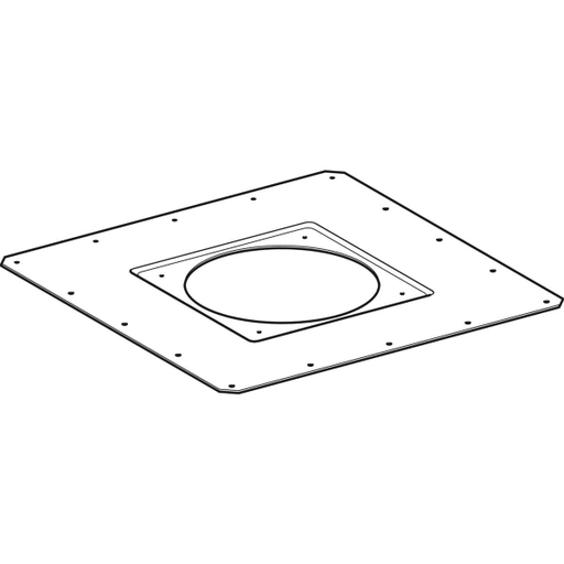 Geberit Vertriebs - Befestigungsblech L60x60