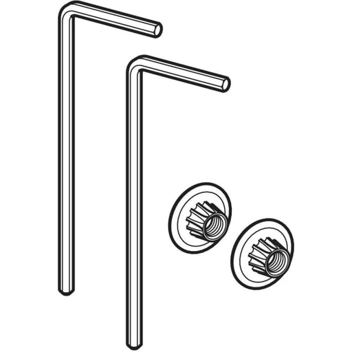 Geberit Vertriebs - WC Wandbefestigung EFF2 Werkzeug Set für Montage von oben