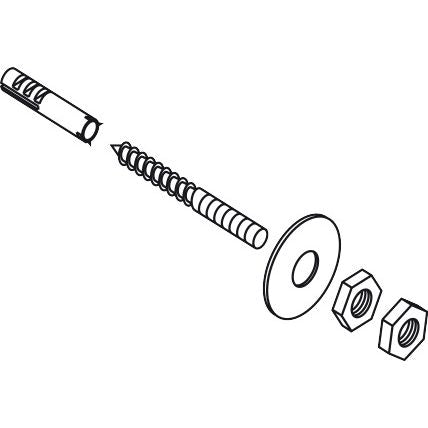 Hansgrohe - Befestigungssatz Axor Reservepapierhalter