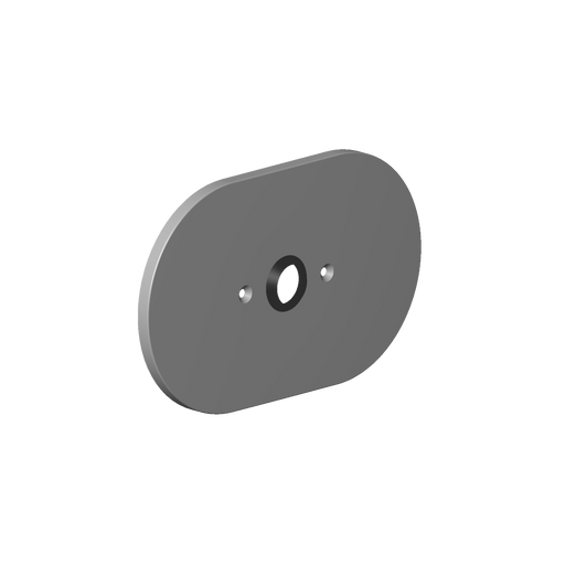 Dornbracht - Abdeckung Ersatzteile 90110205500 241 x 198 x 16 mm platin mat