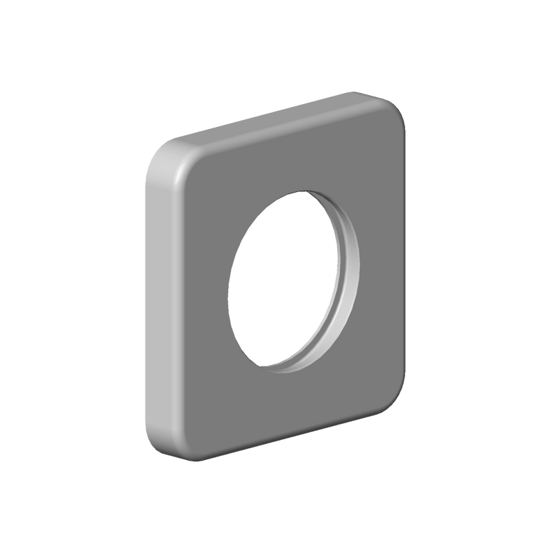 Dornbracht - Rosette für UP-Ventil Ersatzteile 092796010 64 x 64 x 10 mm chrom