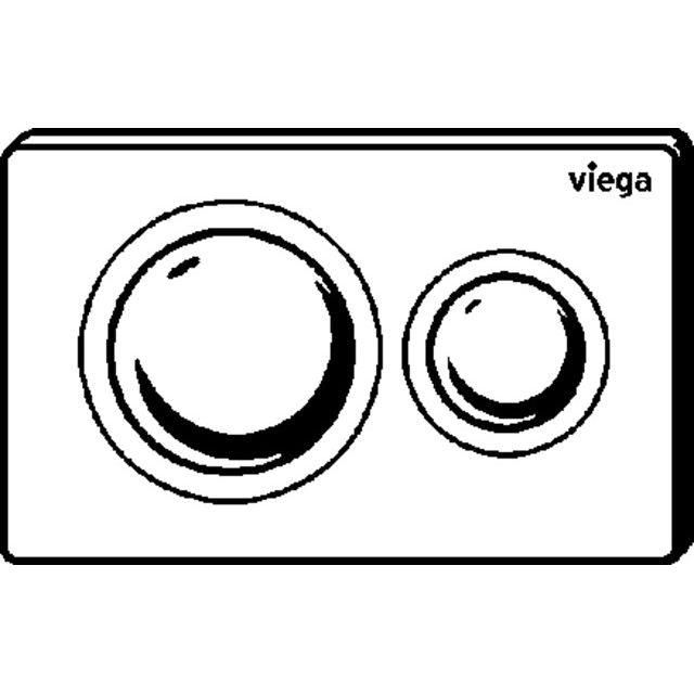 Viega - WC Betät.-Pl. VISIGN for Style 20 8610.1 aus Kunststoff edelmatt