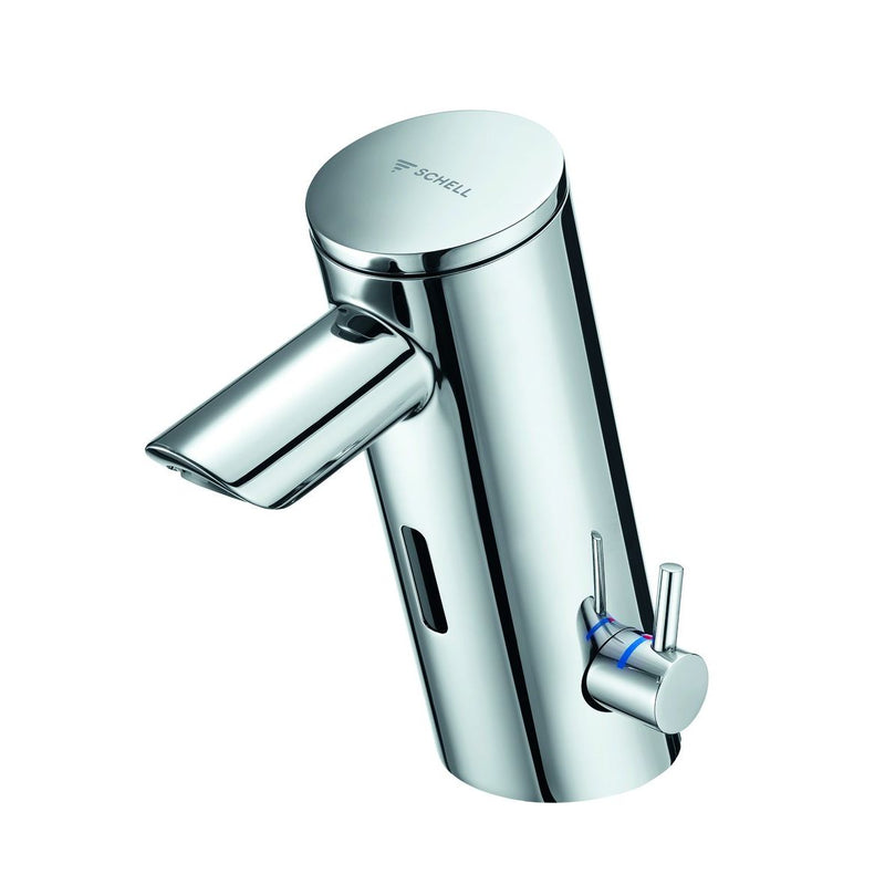 SCHELL - WT-Arm. PURIS E2 HD-M, Elektron. Mischwasser, Steckernetzteil, chrom