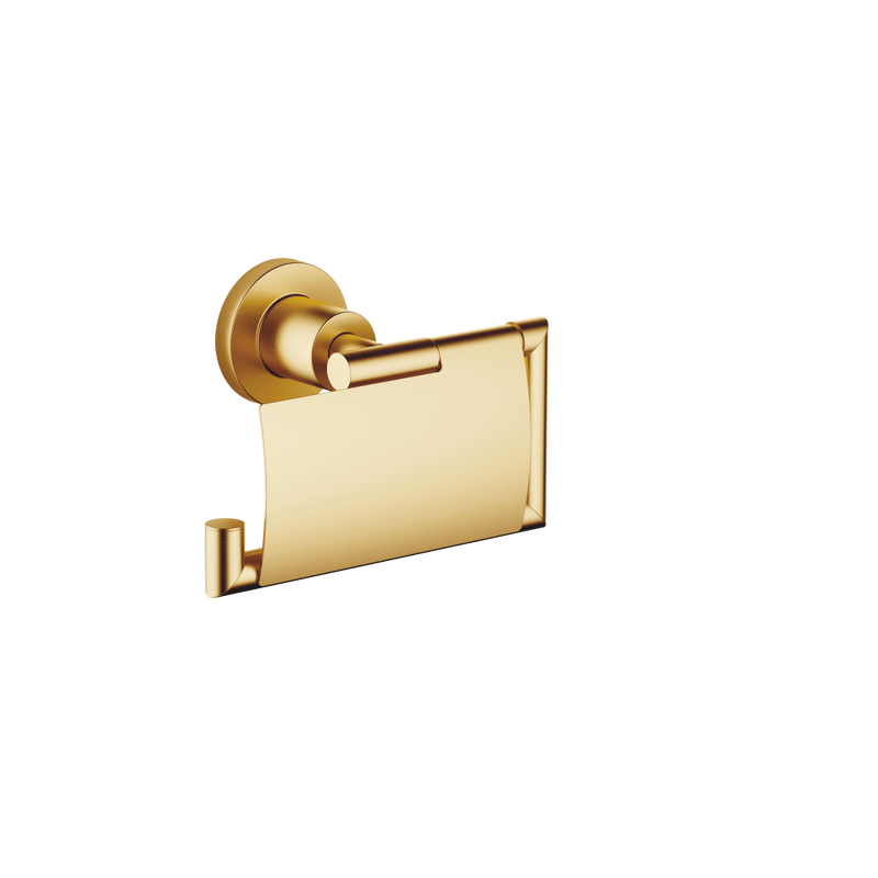 Dornbracht - Papierrollenhalter mit Deckel TARA 83510892 messing gebürstet