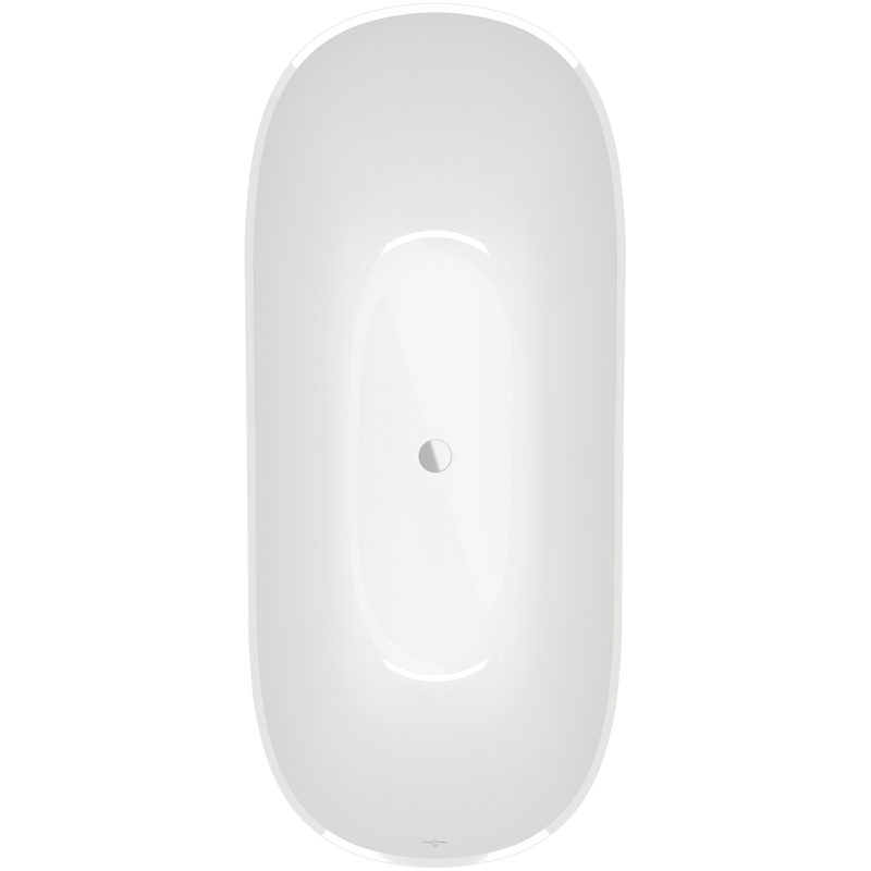 VILLEROY & BOCH - BW Theano Curved Edition T 1700x750x 640mm Curved Edition freist. Weiß Alpin