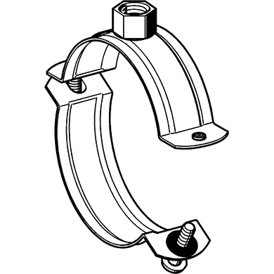 Sikla - Rohrschelle VA 13- 17mm 1/4-3/8 Edelstahl ohne Einlage M 8 170587