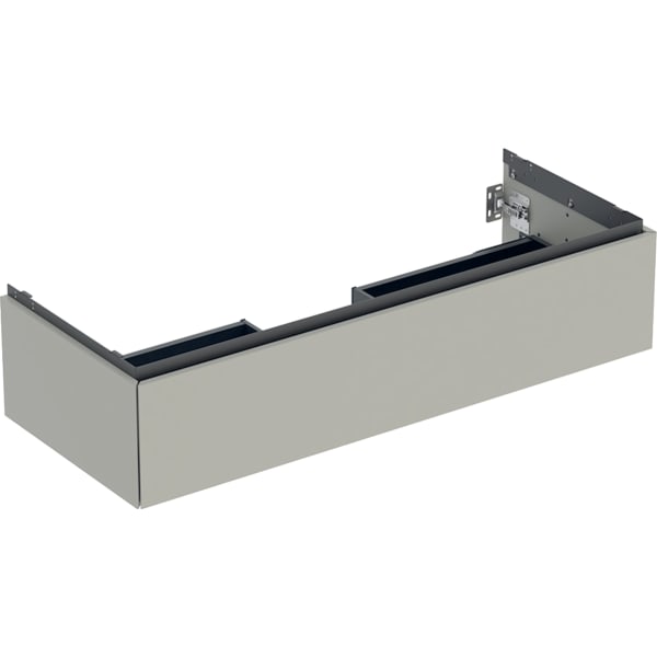 Geberit Vertriebs - ONE Unterschrank für WT/-Platte 1 Schubl., 118.4x26,6x47cm, greige matt