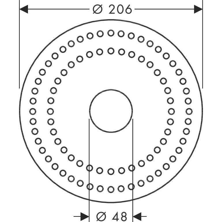 Hansgrohe - Trockenmanschette Axor Starck für Grundset 10902180