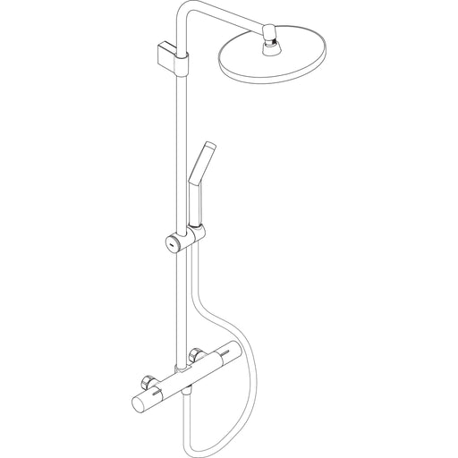 Hansgrohe - Activera S Showerpipe 240 1jet EcoSmart mit Ecostat Fine MSW