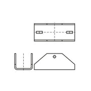 Walraven - Gelenkverbinder Maxx BP100H für MX100 268 x 117 feuerverzinkt