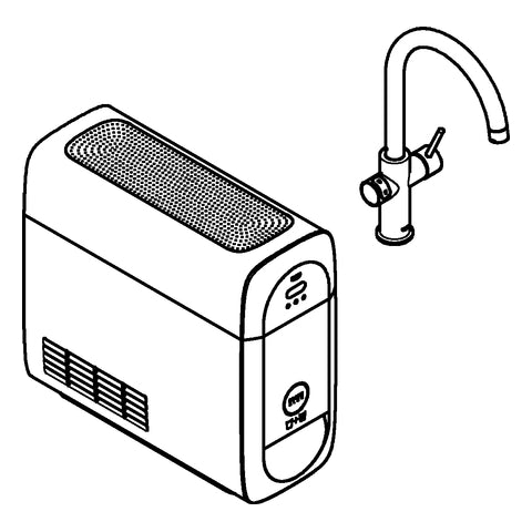 Grohe - BLUE Home Starter Kit 31455 Bluetooth/WIFI C-Auslauf chrom